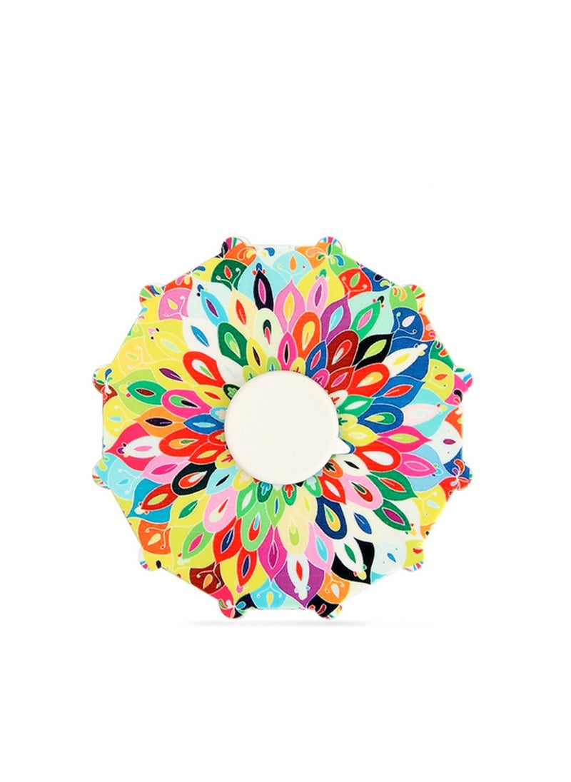 Stress Relief Toys Fidget Spinner Double-sided UV Printed Spinning Disk Finger Spinner (Mandala)