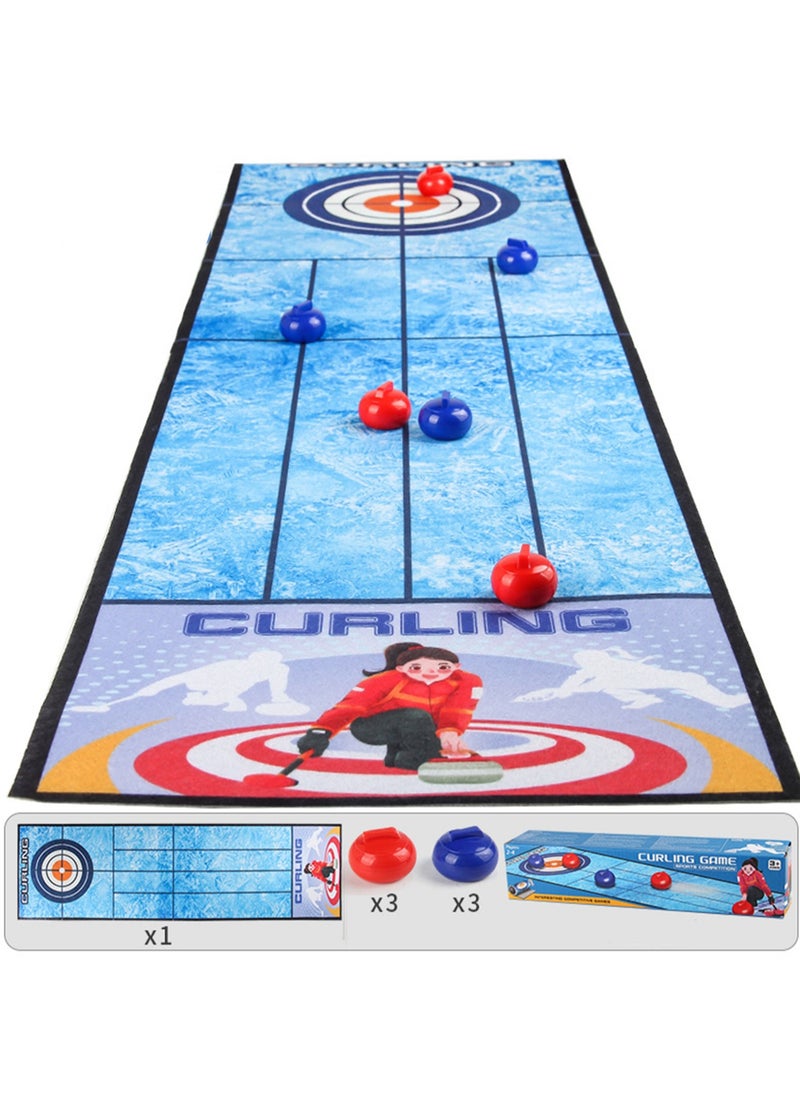 Children's Educational Toys Battle Game Mat Set Desktop Indoor And Outdoor Leisure Toys (Battle Curling)