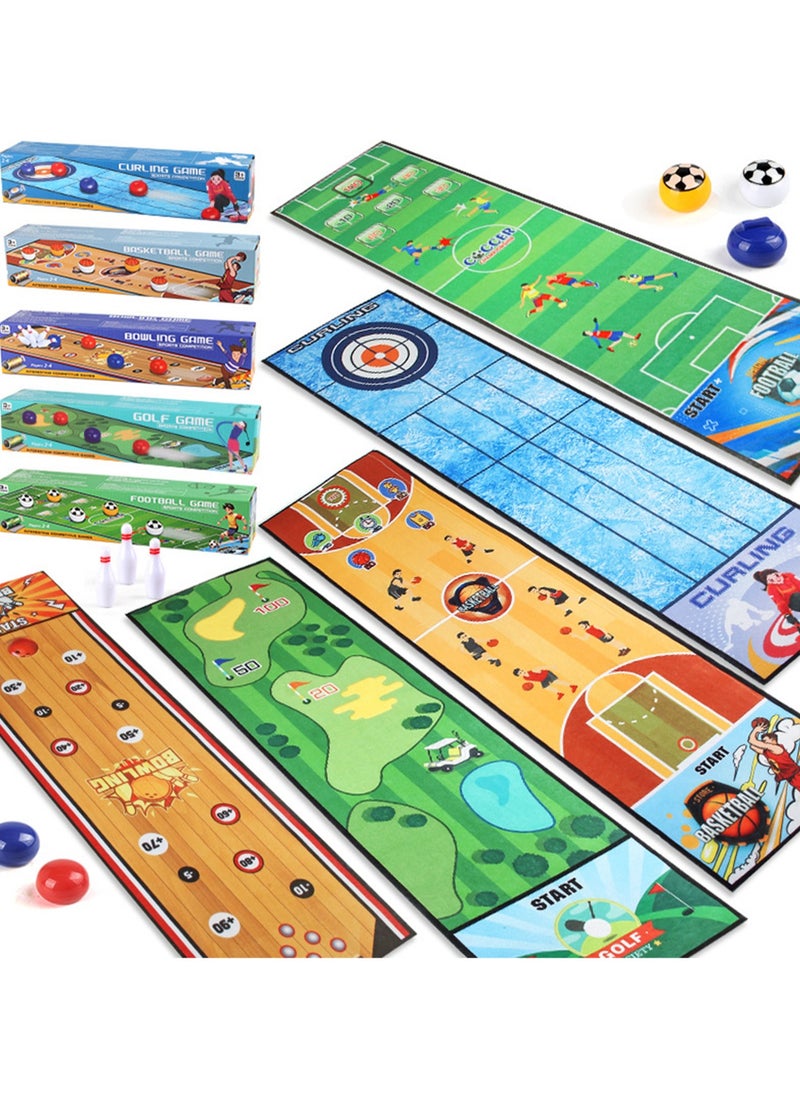 Children's Educational Toys Battle Game Mat Set Desktop Indoor And Outdoor Leisure Toys (Battle Curling)