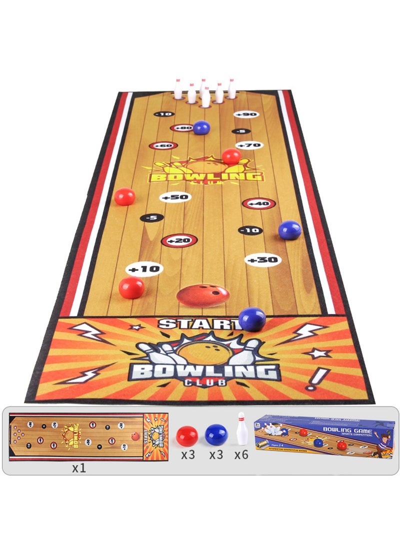 Children's Educational Toys Battle Game Mat Set Desktop Indoor And Outdoor Leisure Toys (Bowling)