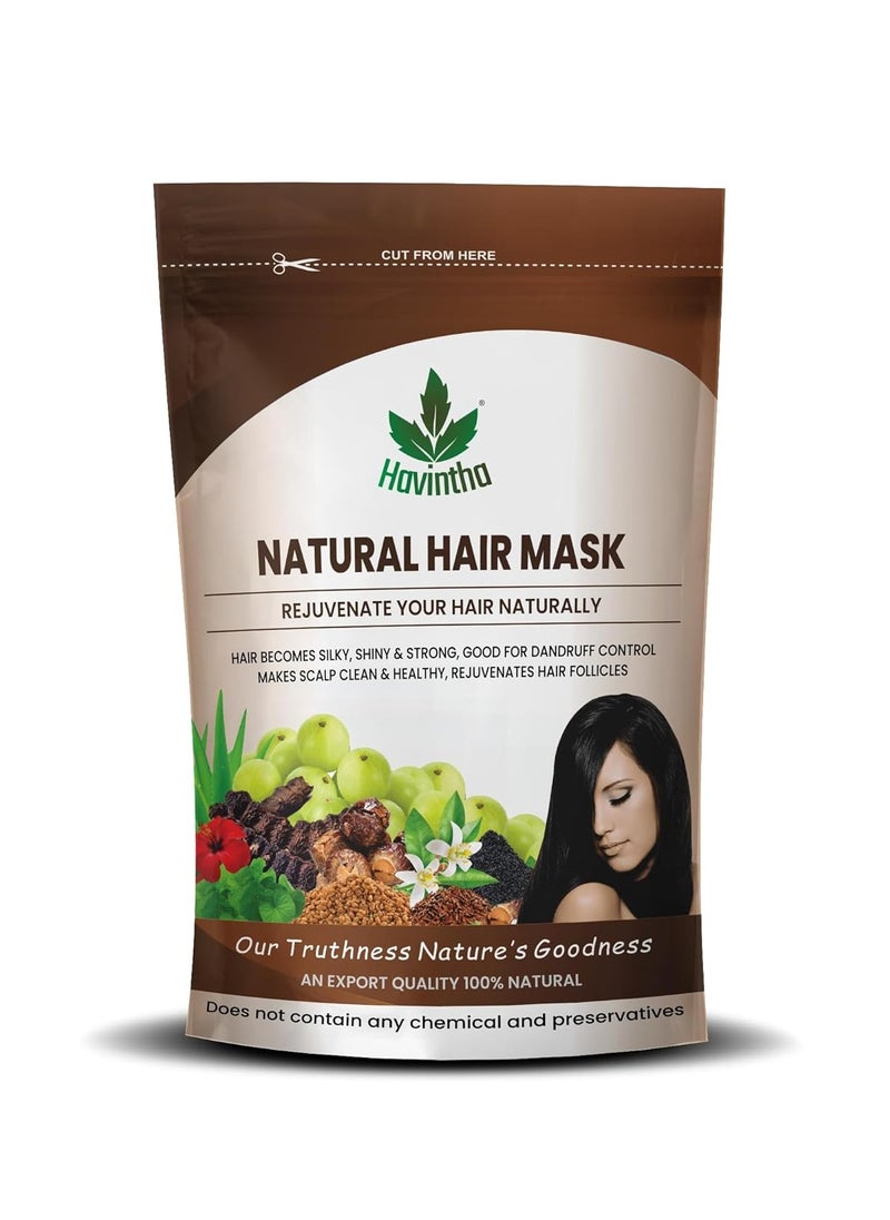 Havintha Hair Mask For Hair Fall Growth Split Ends Luster Shining Nourishment | Hair Mask for Dry and Frizzy Hair | Herbal Hair Mask & Natural Cleanser| Controls Dandruff Hair Mask - 227 Grams - Fresh