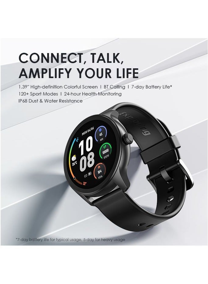 Smart Watch 2R OSW-30  With Silicone Strap Black