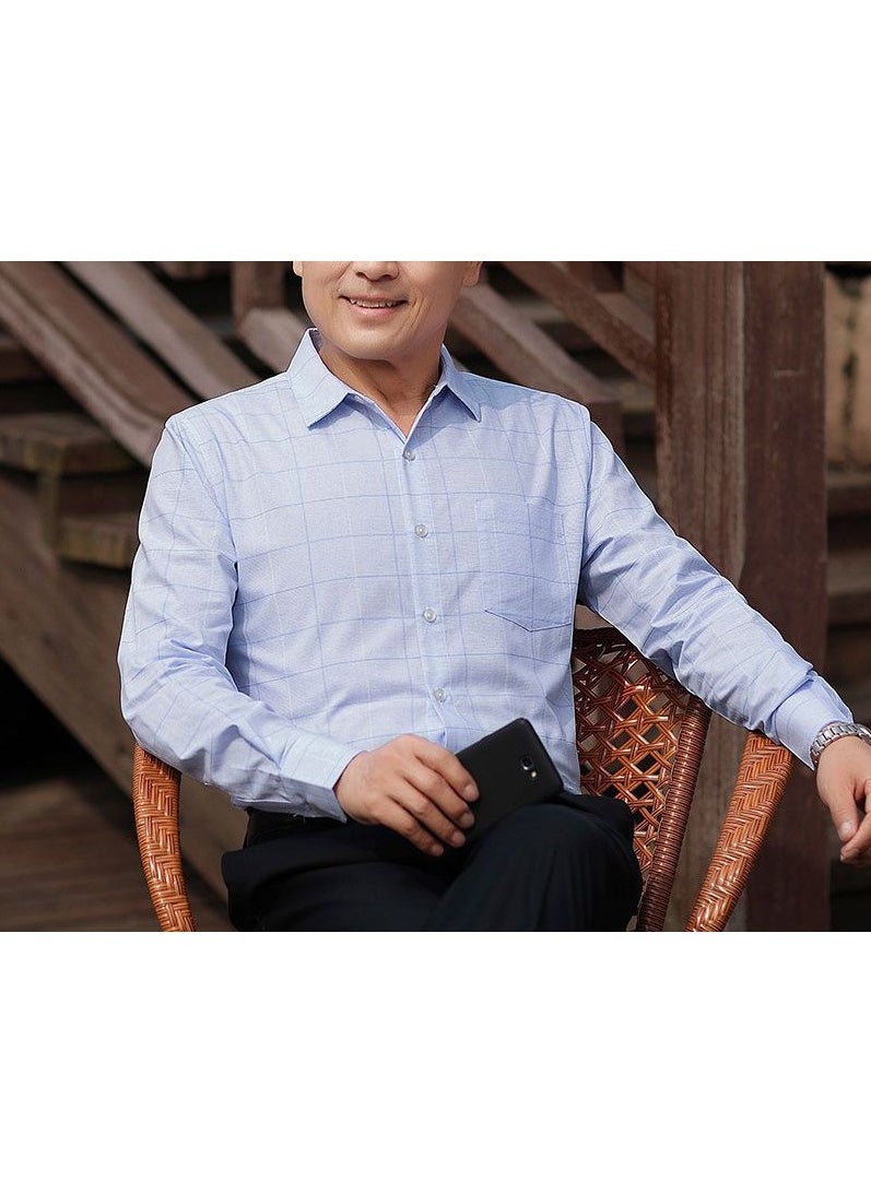 Loose Casual Long Sleeved Shirt For Middle-aged And Elderly People