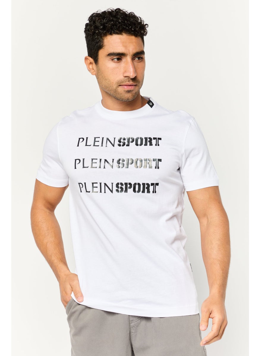 Men Sporswear Fit  Short Sleeves Training T-Shirt, White