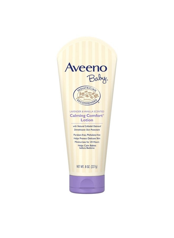 Aveeno Baby Calming Comfort Moisturizing Lotion with Lavender, Vanilla and Natural Oatmeal, 8 fl. oz