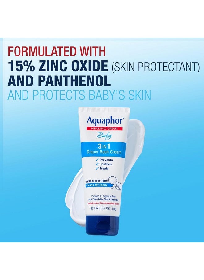 Aquaphor Baby Diaper Rash Cream, 3.5 Ounce (2 Pack)