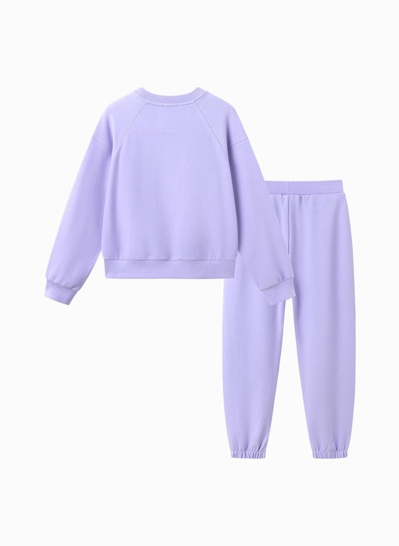 Kids Girl Knit long sleeve suit