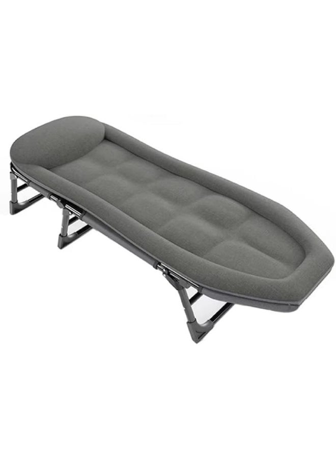 Senior Folding Bed Single Bed Office Lounge Chair Lunch Bed Napping Folding Bed Accompanying Simple Portable Military Bed