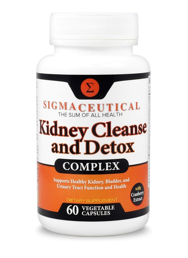 Kidney Cleanse and Detox 60 Vegetable Capsules