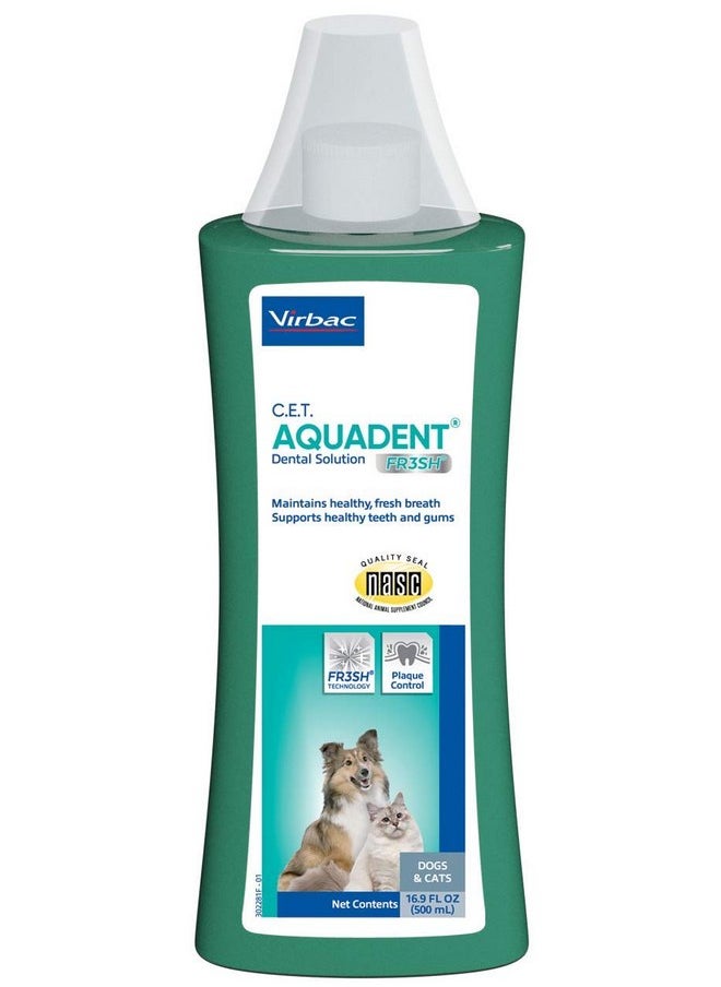 Virbac C.E.T. Aquadent Dental Solution for Dogs and Cats (500 ml)