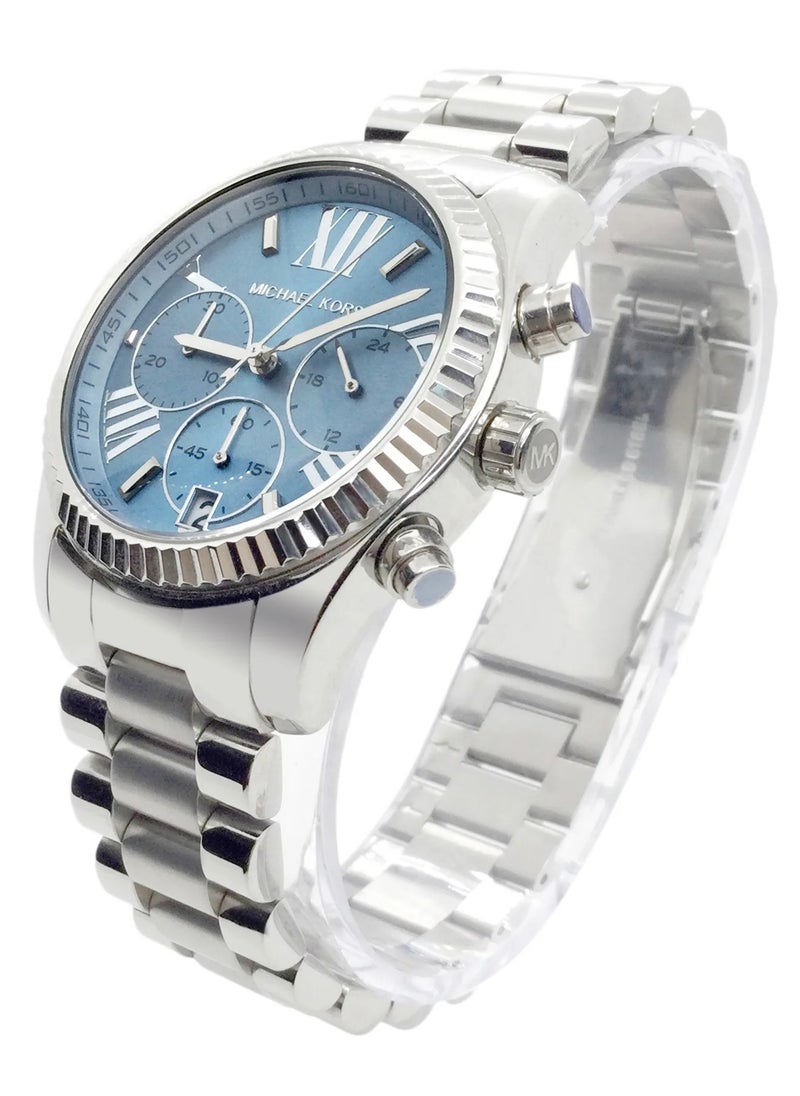 Michael Kors Lexington Chronograph Blue Dial Watch | MK5887