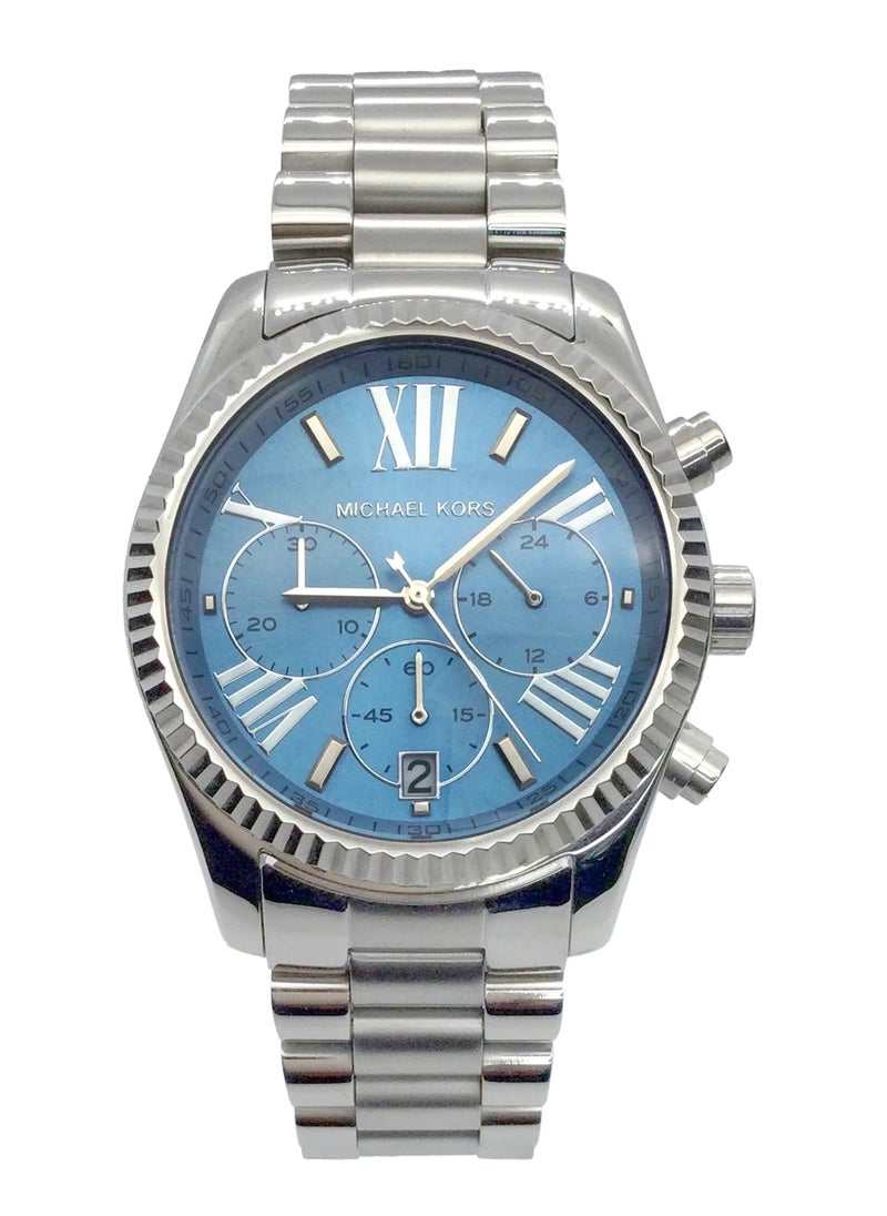 Michael Kors Lexington Chronograph Blue Dial Watch | MK5887