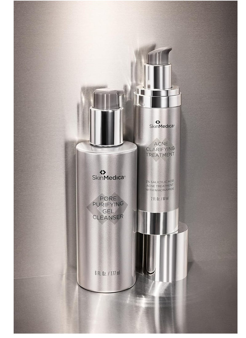 SkinMedica Pore Purifying Gel Cleanser - This Pore Cleaning Gel Cleanser with Clinically Proven Ingredients Dissolves Makeup, Oil, and Impurities, While Purifying Pores, 6 Fl Oz
