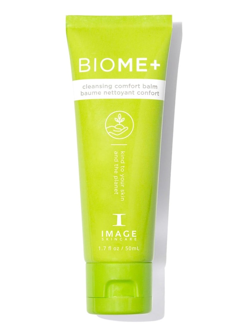 IMAGE Skincare BIOME+ Cleansing Comfort Balm, Microbiome Friendly Gentle Cleanser, Reduces Moisture Loss