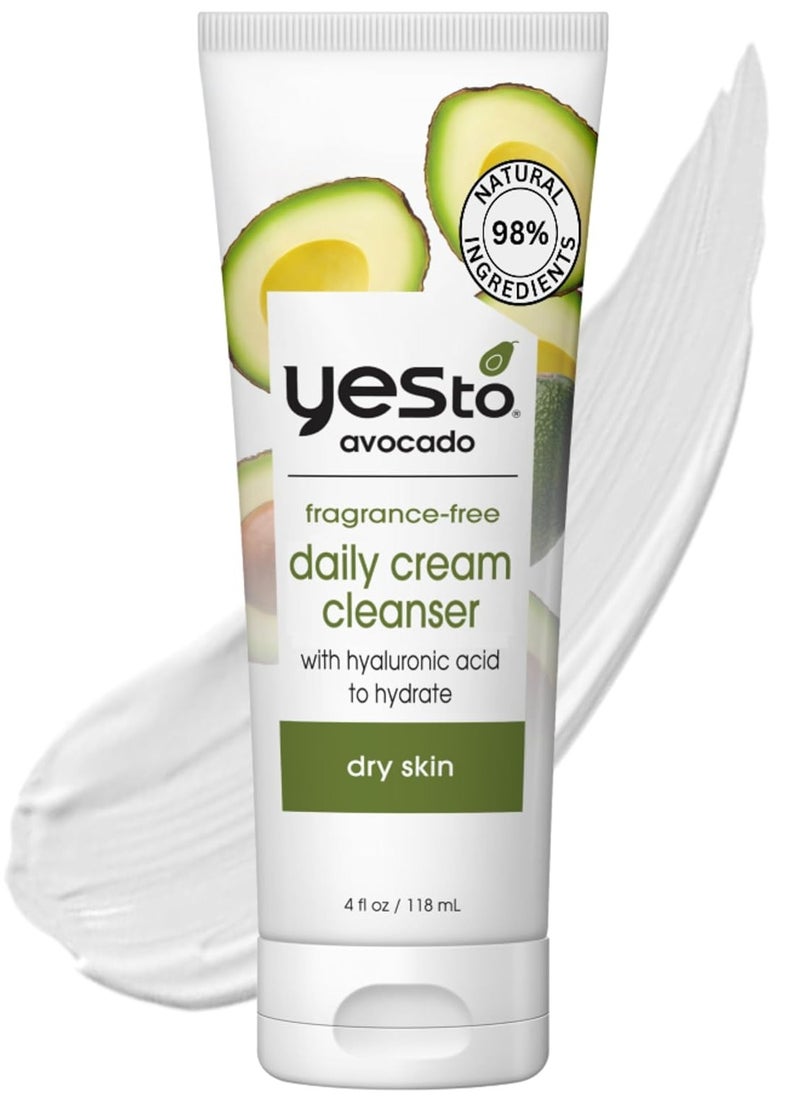 Yes To Natural Face Cleanser - Non-Toxic Vegan Face Wash 4 Fl oz - Cruelty & Fragrance Free Facial Cleanser for Women - Gentle Removes Impurities + Leaves Skin Moisturized