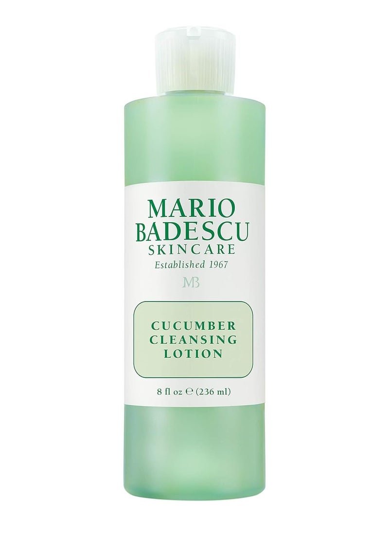 Mario Badescu Cucumber Cleansing Lotion for Combination and Oily Skin| Facial Toner that Cools and Clarifies |Formulated with Cucumber Extract