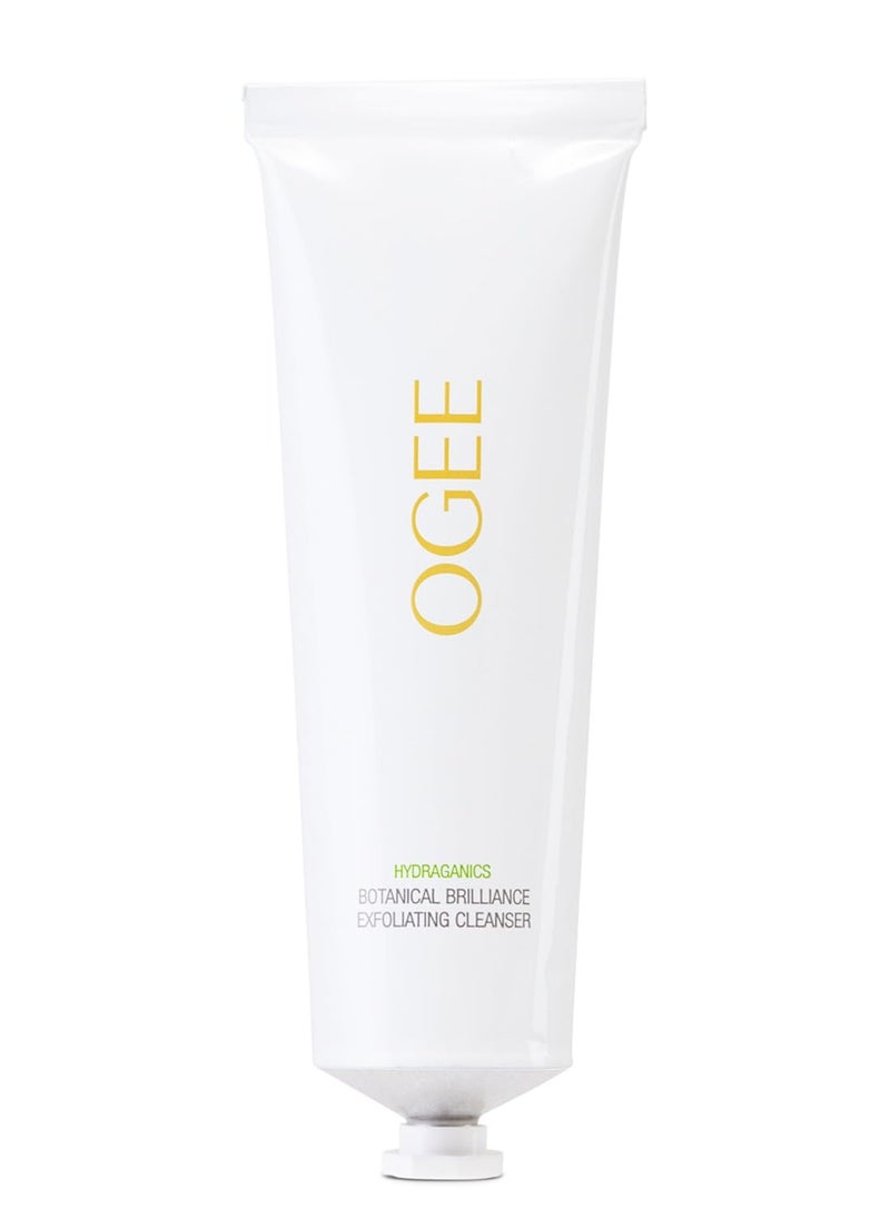 Ogee Botanical Brilliance Exfoliating Cleanser - High Performance Facial Cleanser - Certified Organic Face Cleanser - Face Exfoliator Made in USA