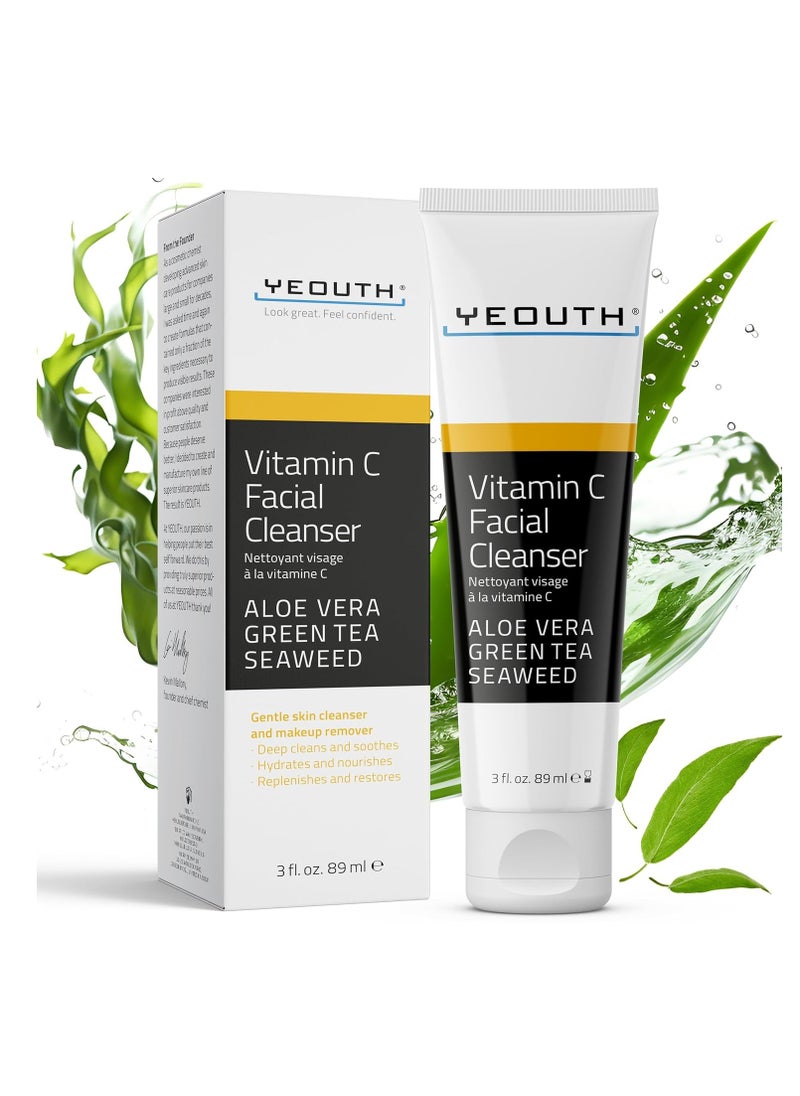 YEOUTH Vitamin C Cleanser for Face Wash 3 fl oz