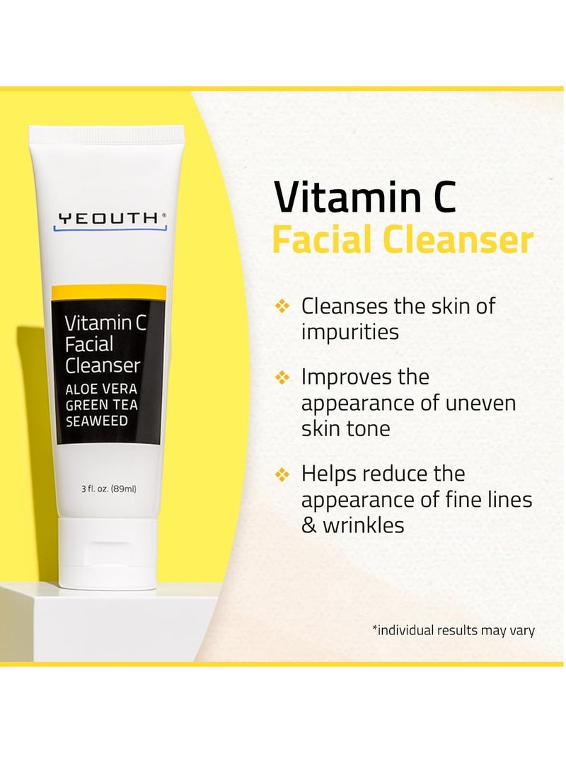 YEOUTH Vitamin C Cleanser for Face Wash 3 fl oz