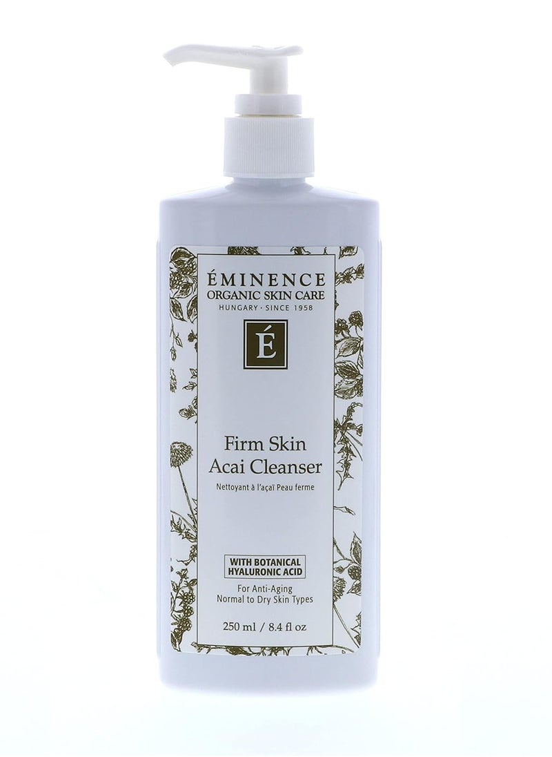 Eminence Organic Skincare Firm Skin Acai Cleanser with Hyaluronic Acid, 8.4 Ounce