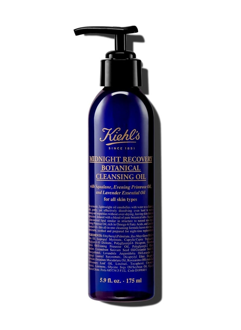 Kiehls Midnight Recovery Botanical Cleansing Oil Cleanser Unisex 5.9 oz