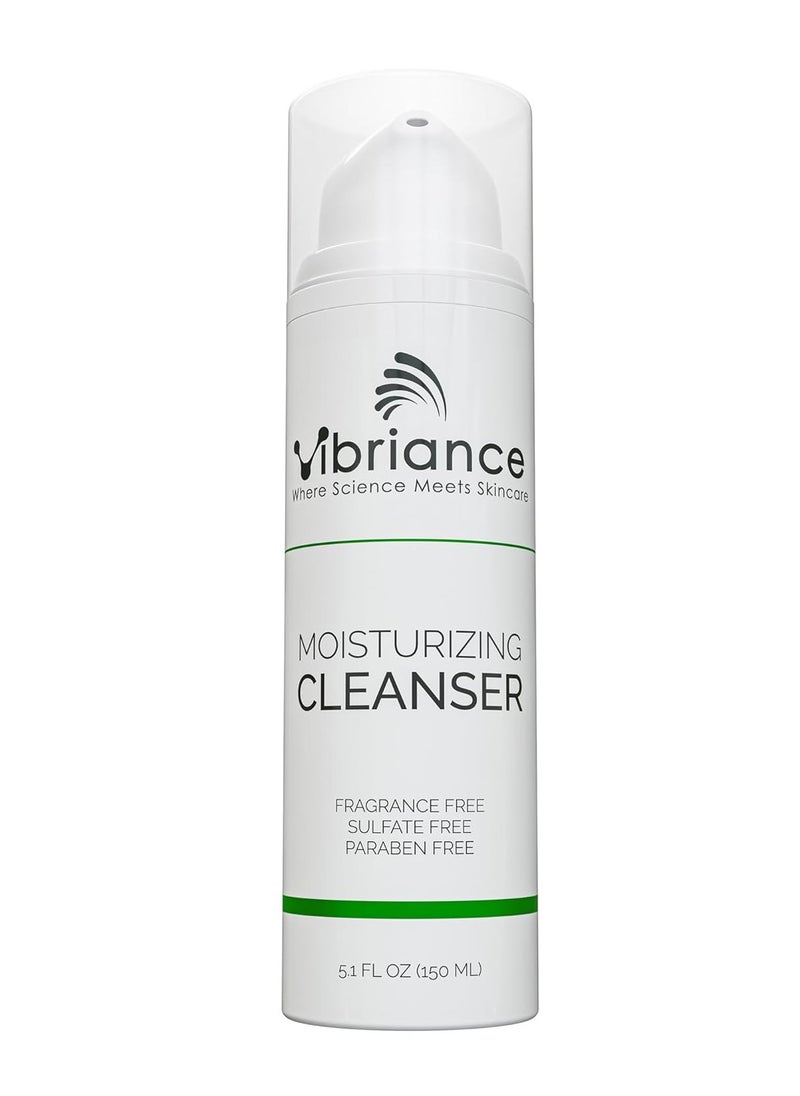 Vibriance Moisturizing Face Cleanser, 5.1 fl oz - Ultra-Hydrating Facial Wash for Women, Normal to Dry Skin - Sulfate and Paraben-Free - Removes Makeup, Impurities