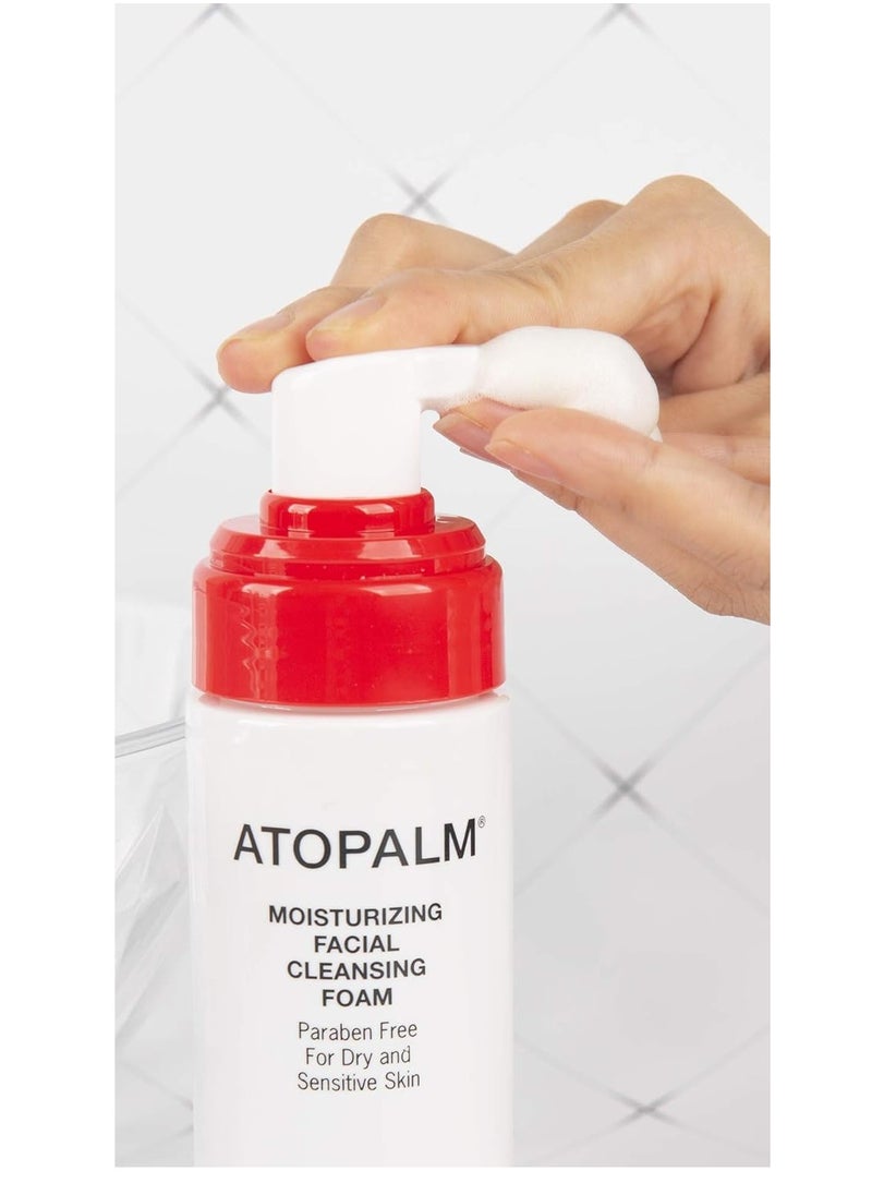 ATOPALM Moisturizing Facial Cleansing Foam, Paraben Free for Dry & Sensitive Skin Face Wash, Hyaluronic Acid, Skin pH Balance 5.5, K-beauty, 5.0 Fl Oz, 150ml