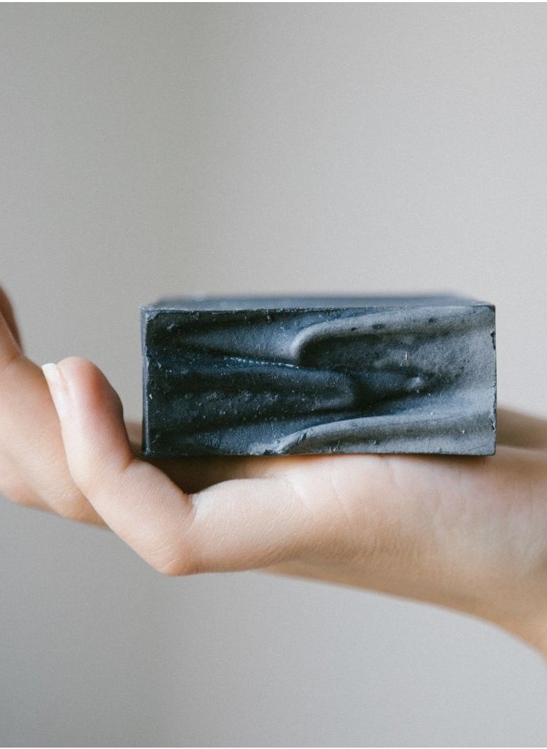 Activated Charcoal Organic and Handmade Soap for Face and Body Cleanser  | 125g | Pack of 3