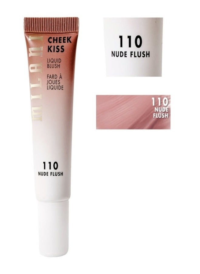 Milani Liquid Cheek Blush #110 Nude Flush - 11ml | Lightweight, Buildable, Long-Lasting Formula | Perfect for Natural or Bold Looks