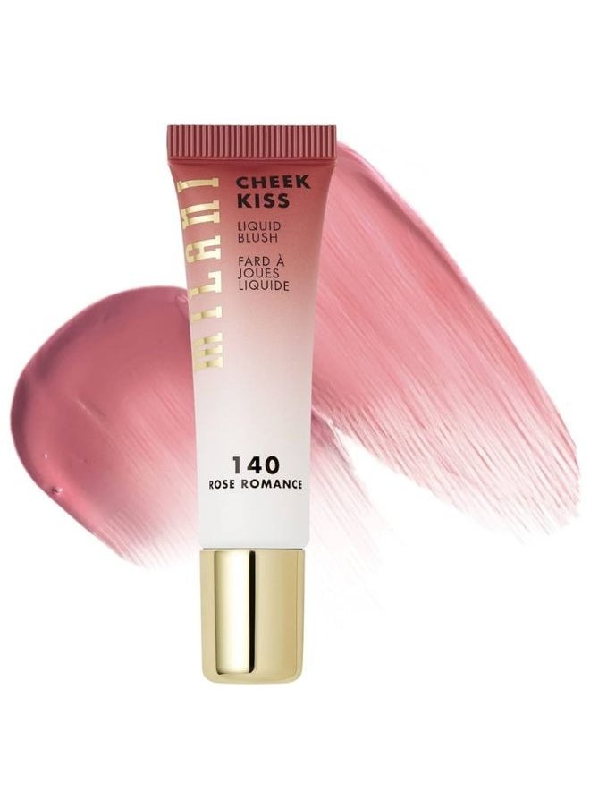 Milani Liquid Cheek Blush #140 Rose Romance - Rosy Pink 11ml | Lightweight, Buildable, Long-Lasting Formula | Perfect for Natural or Bold Looks