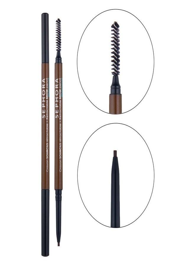 SEPHORA COLLECTION Retractable Brow Pencil 8. Chocolate Brown (0.2g)