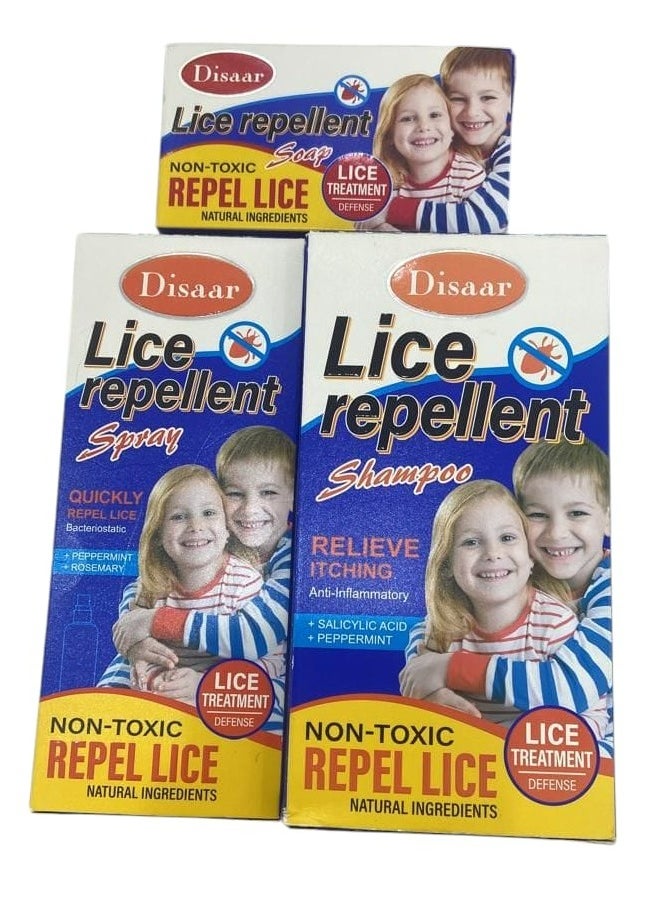 Lice Repellent Ste 3Pcs