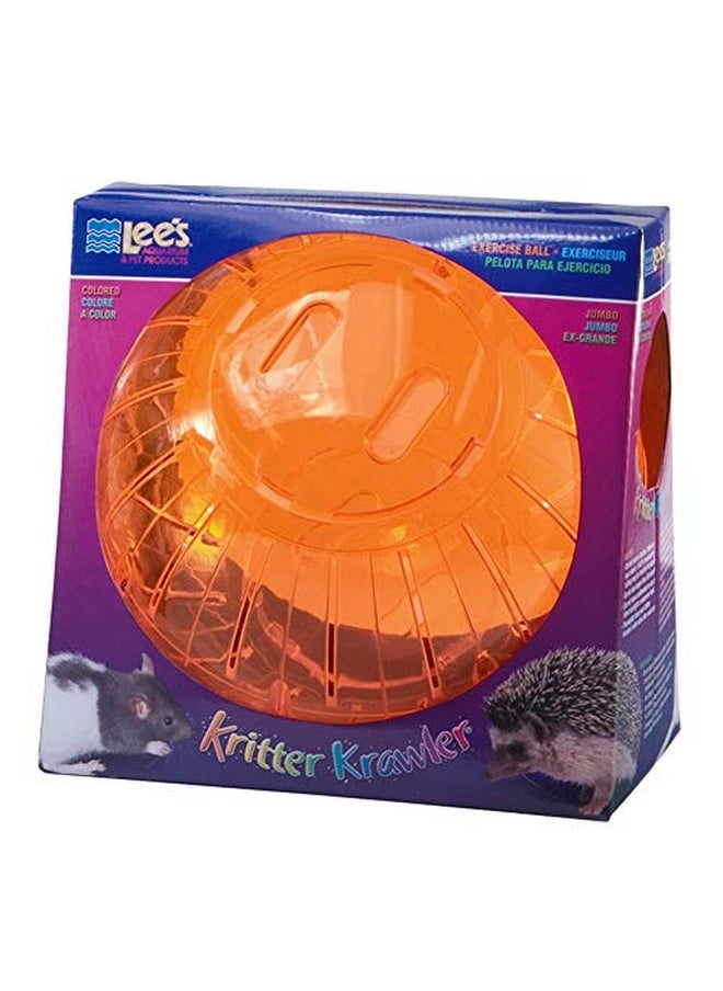 Lee's Kritter Krawler Jumbo Exercise Ball, 10-Inch, (Random colors),All Breed Sizes