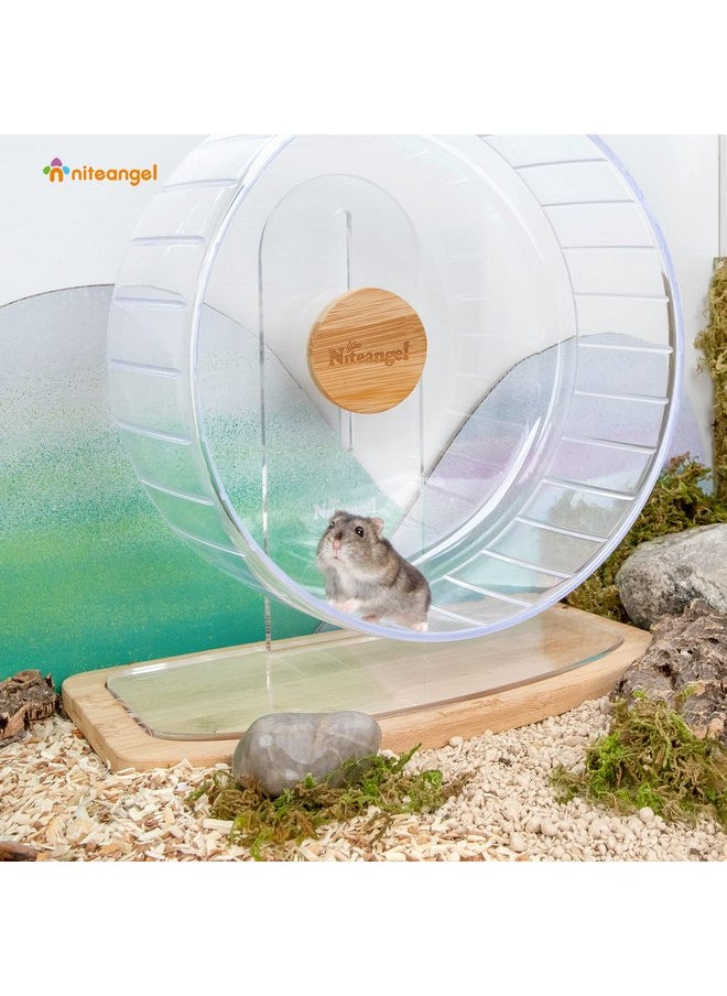 Niteangel Anti-Slide Hamster Wheel Platform - Fits for Niteangel Super-Silent Hamster Wheel | Acrylic Wheel | Wooden Wheel | Cloud Series Hamster Wheel (Medium)