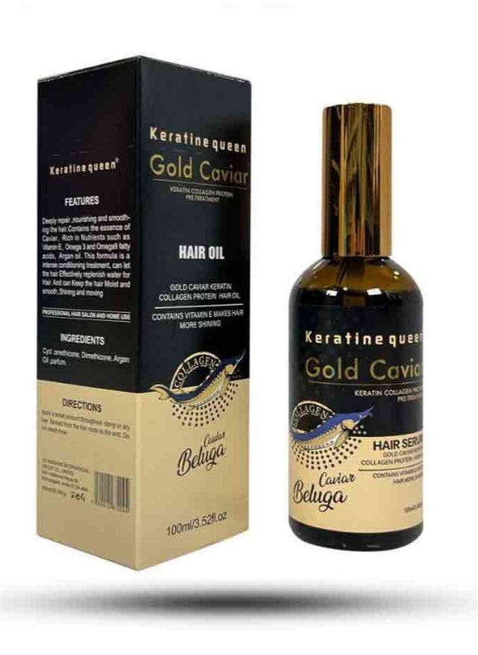 Gold Caviar Keratin Collagen Protin Pre-Treatment Hair Oil 100 ML