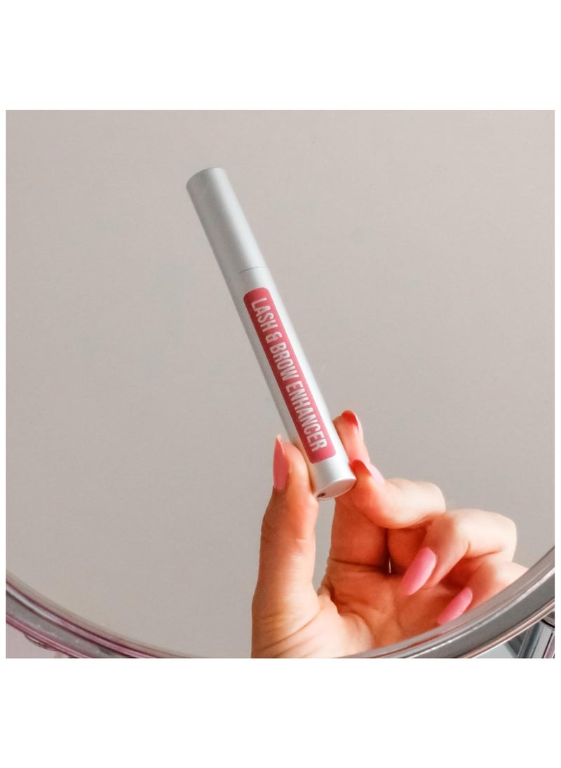 Growth Serum for Lashes & Eyebrows - Repairs & Nourishes for Thicker, Fuller Eyelashes & Eyebrows - No Harsh Chemicals or Hormones, Vegan Formula
