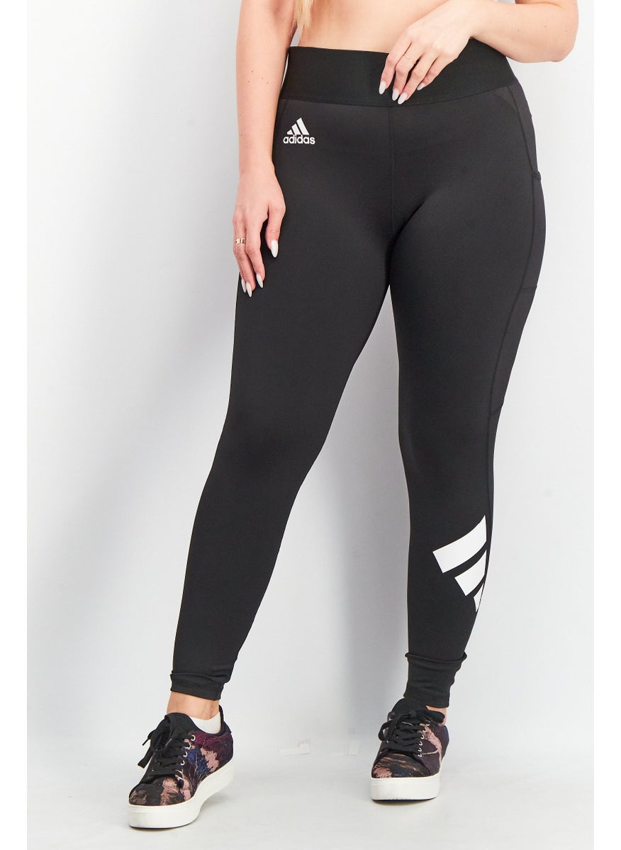 Women Sportswear Fit High Rise Long Tight, Black