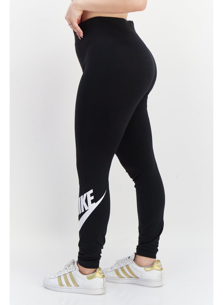 Women Sportswear Fit Training Leggings, Black