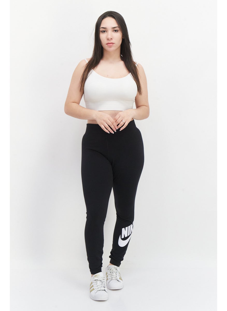 Women Sportswear Fit Training Leggings, Black