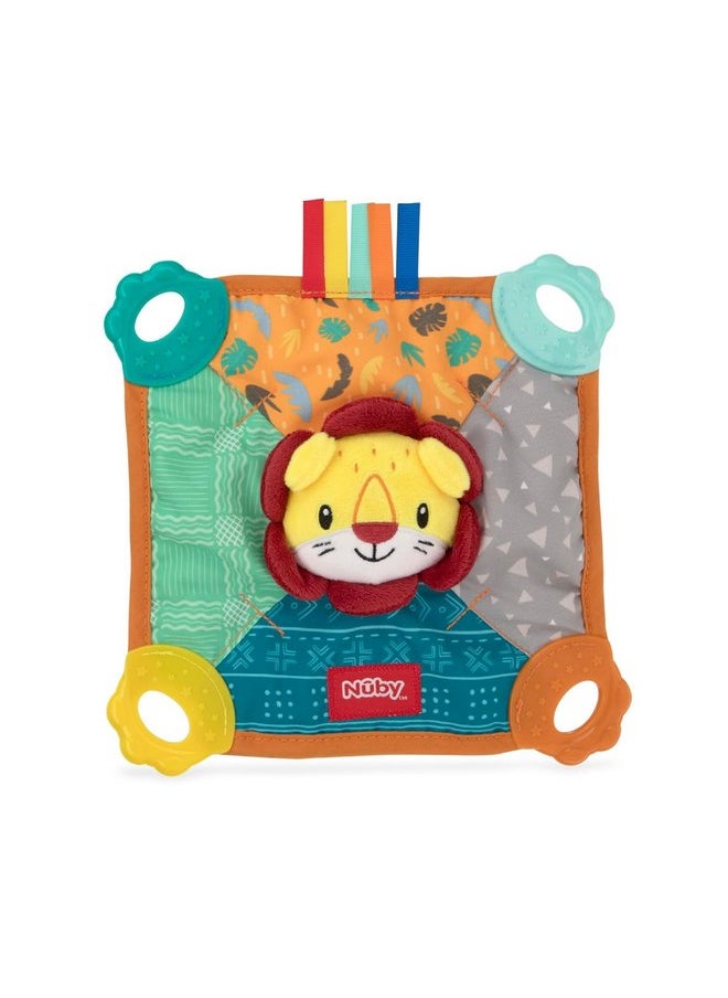 Nuby Teething Blankie, Lion