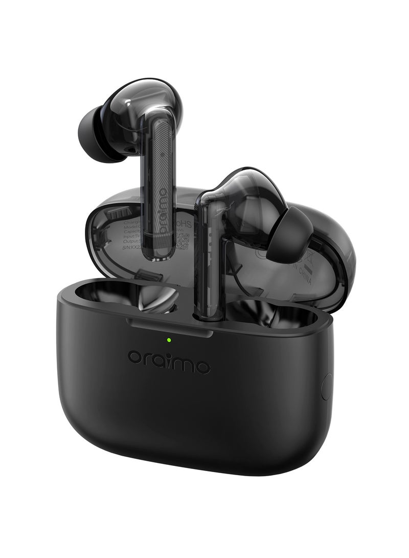 FreePods Lite True Wireless Earbuds Bluetooth TWS Earphone with APP Control,40h Play Time, Anifast Fast Charging,in-Ear Earbuds with Stereo Bass Black