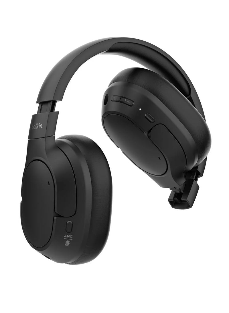 Soundform Isolate Noise Cancelling Headphones- Black