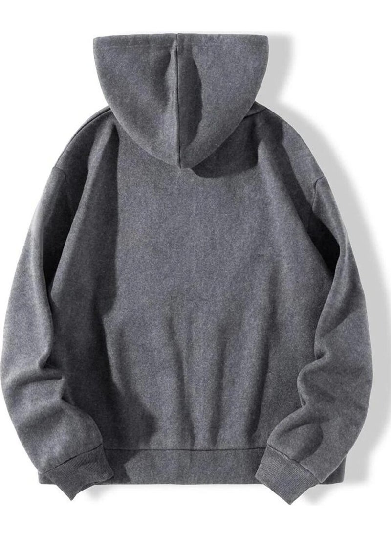 Daxis Sportwear Company Zippered Hooded Oversize Sweatshirtdaxis Sportwear Company