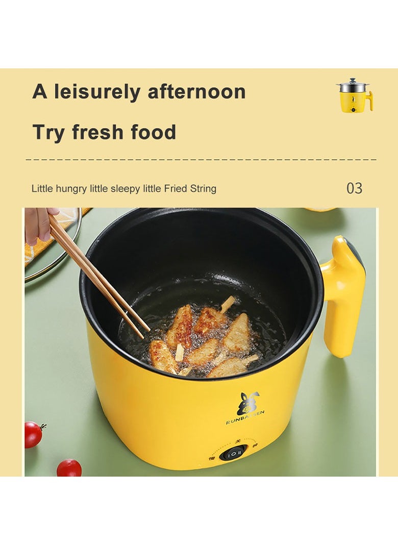 Electric Rice Cooker Household 220V Hot Pot cooker For Students Dormitory Multi-functional Electric Cooking Machine Nonstick Pan