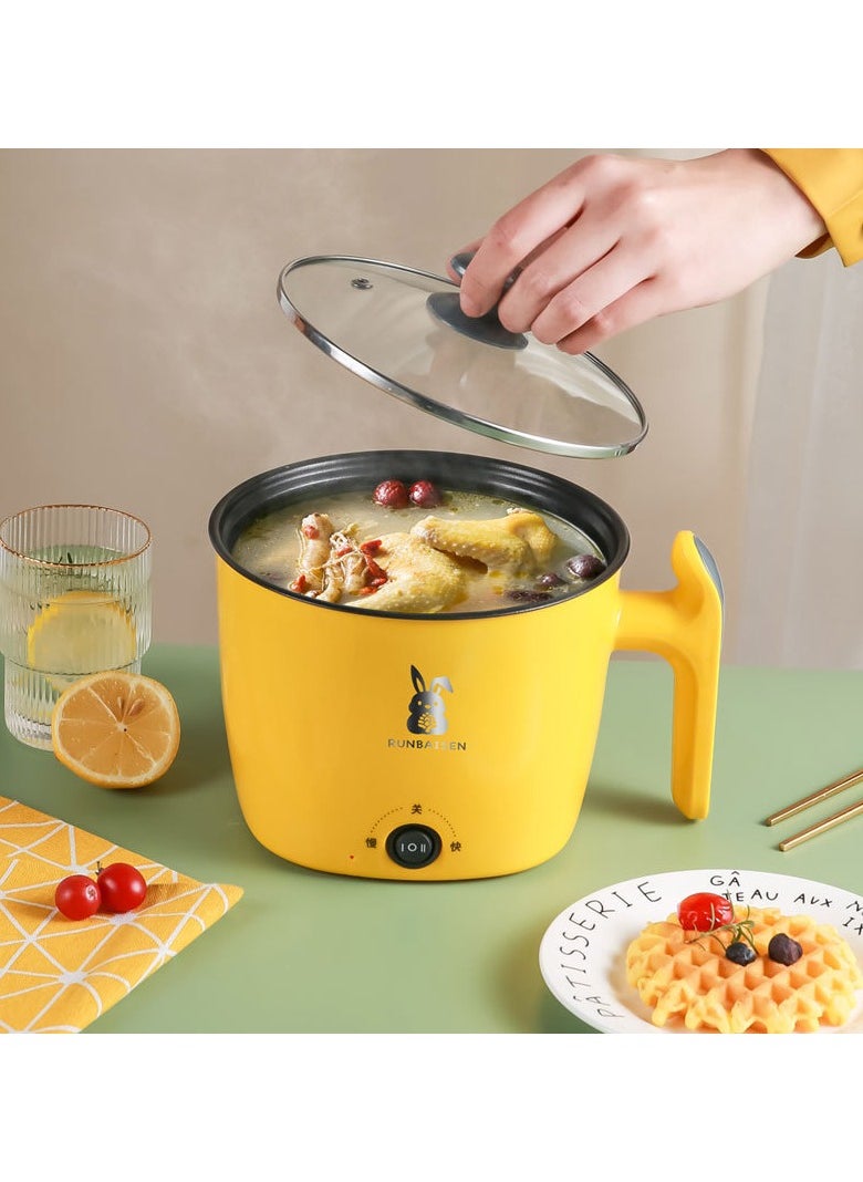 Electric Rice Cooker Household 220V Hot Pot cooker For Students Dormitory Multi-functional Electric Cooking Machine Nonstick Pan