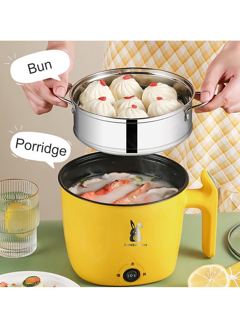 Electric Rice Cooker Household 220V Hot Pot cooker For Students Dormitory Multi-functional Electric Cooking Machine Nonstick Pan