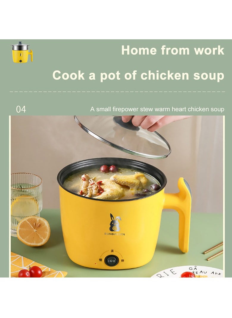 Electric Rice Cooker Household 220V Hot Pot cooker For Students Dormitory Multi-functional Electric Cooking Machine Nonstick Pan