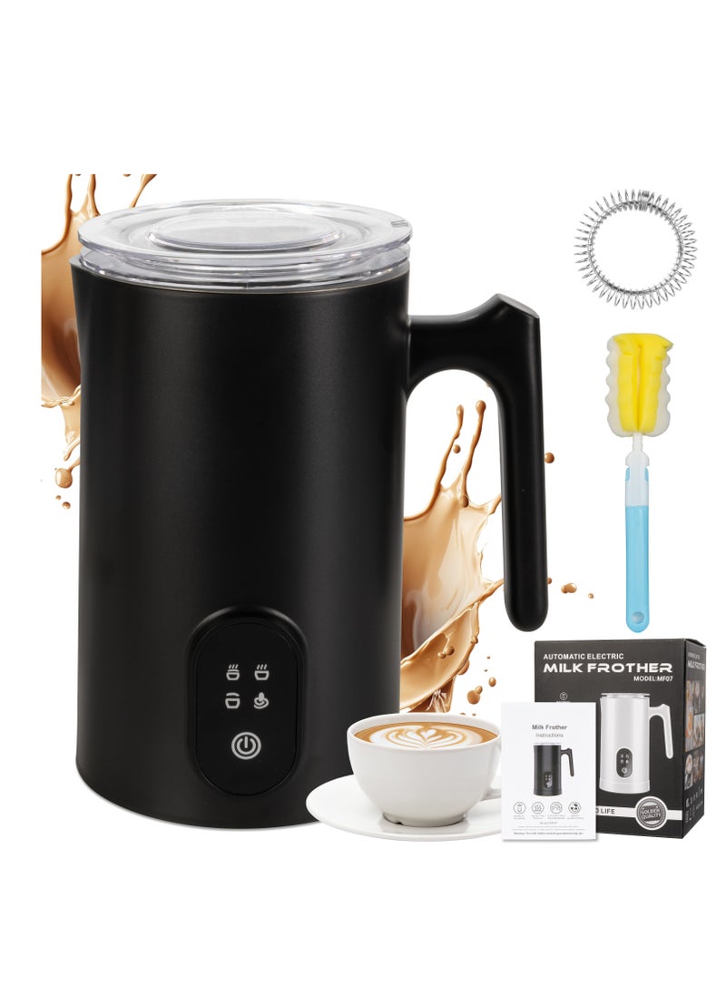 Electric Milk Frother | Portable USB Rechargeable Handheld Foam Maker | One-Touch Operation with Powerful Motor for Lattes, Cappuccinos & Hot Drinks