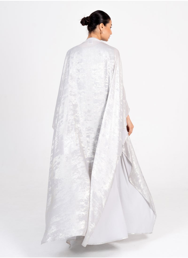 Off White Stylish Bisht