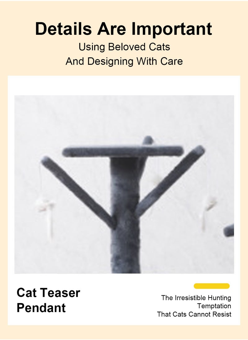 Cat Climbing Frame Large DIY Deluxe Cat Climbing Frame Cat Nest Cat Tree All-in-One Cat Stand Cat House Activity Center Condo Cat Scratch Elevated Cat Hammock Pet Condo